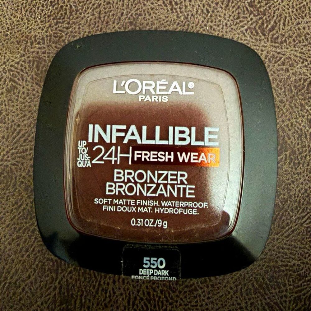 L'Oréal Paris Infallible 24H Fresh Wear Matte Waterproof Bronzer 550 0.31 oz